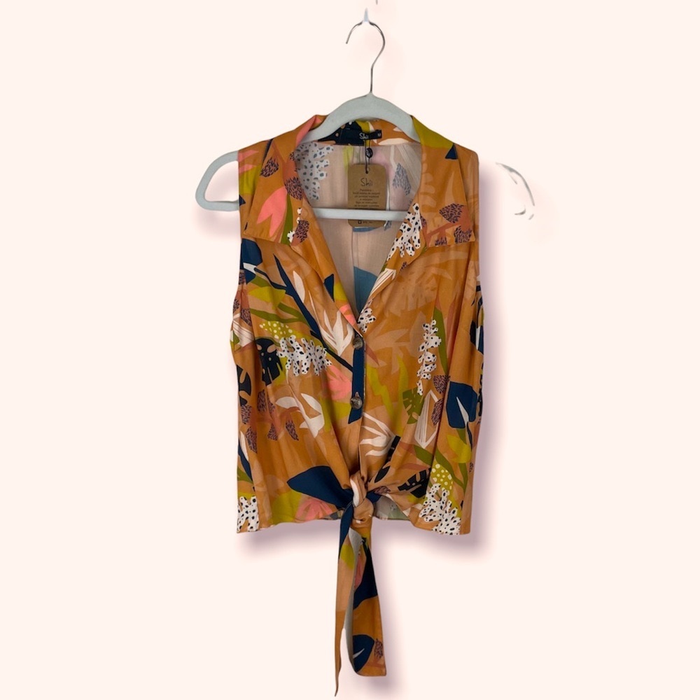 Tank Top Flower Print